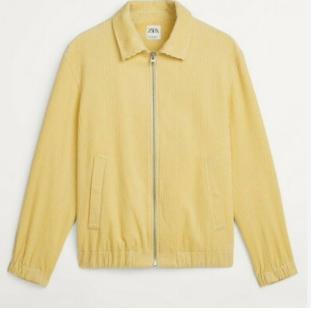 Zara man zip up Corduroy Jacket size small - Picture 2 of 13